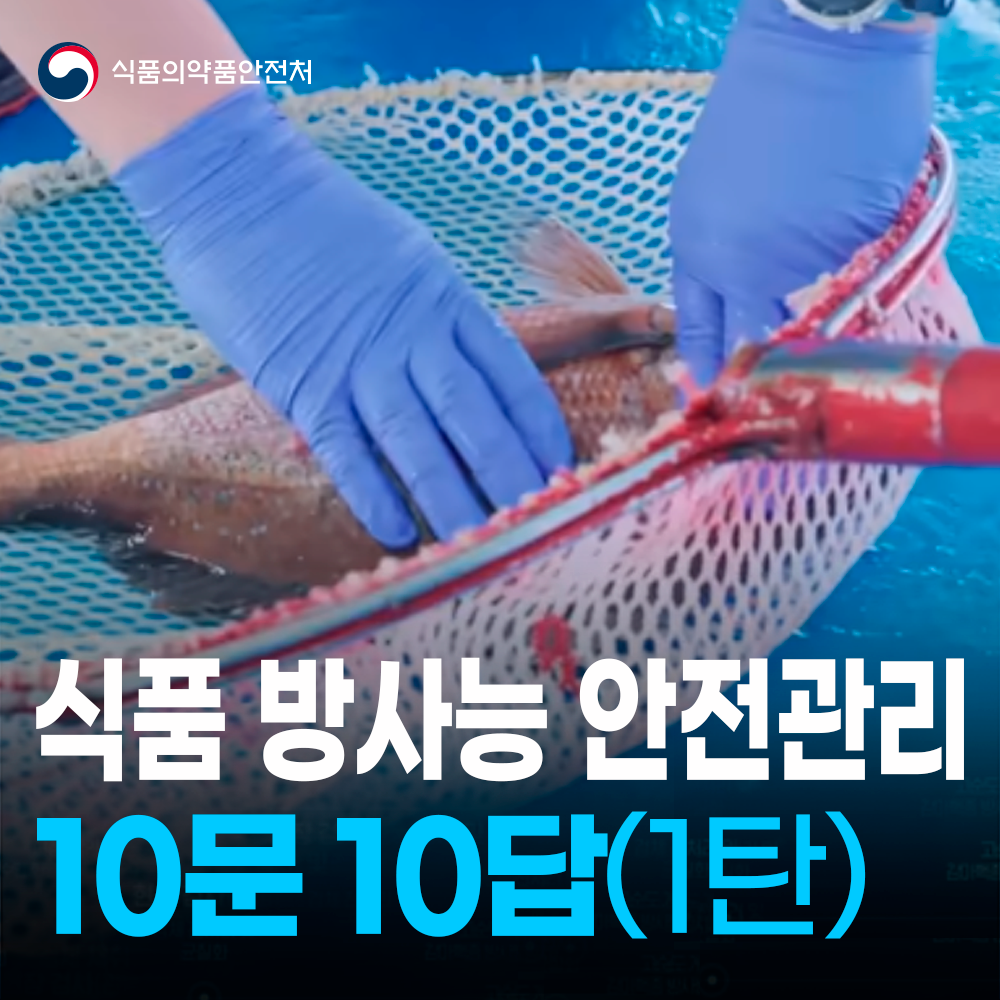 식품 방사능 안전관리 10문 10답 (1탄)