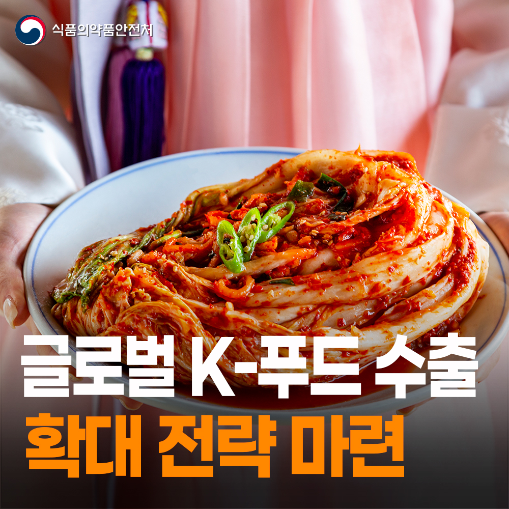 [식약처-25-005] 글로벌 K-푸드 수출 확대 전략 마련