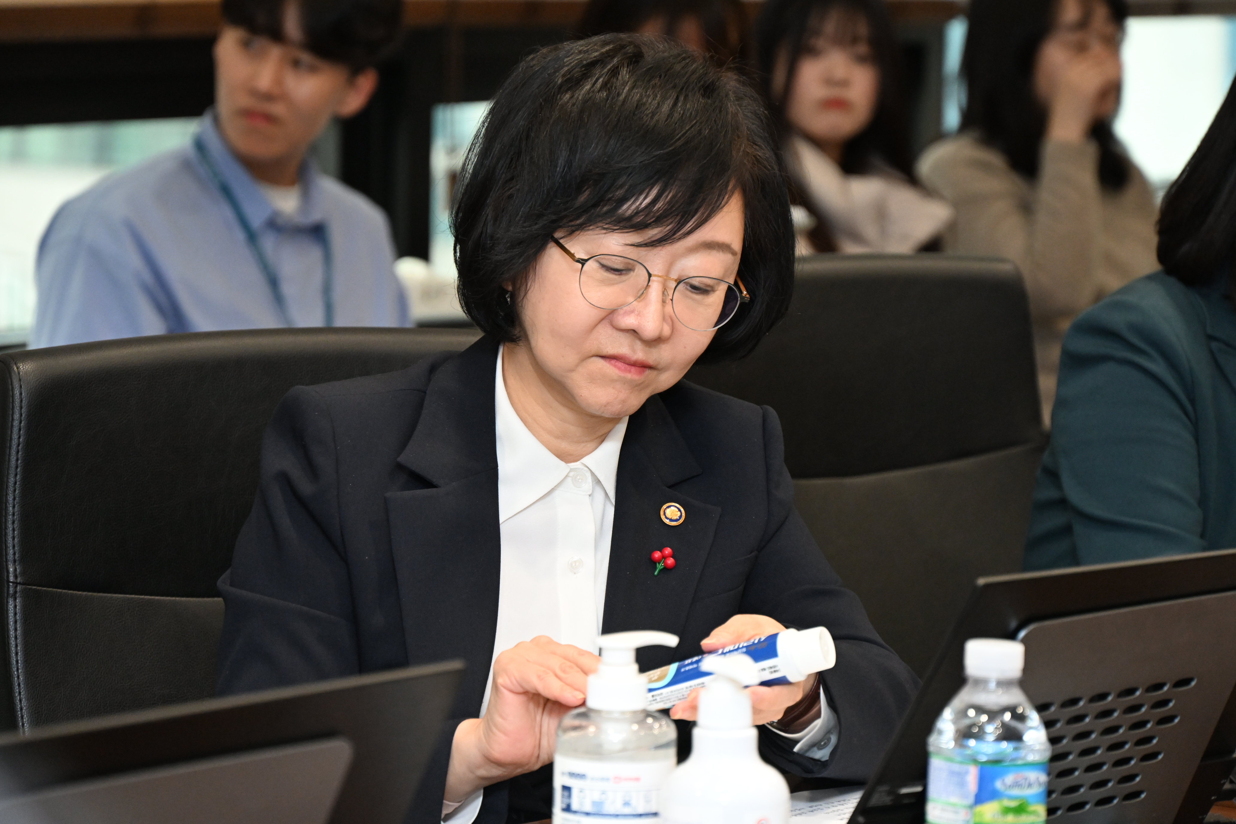 의약외품 자발적 점자 표시업체 방문