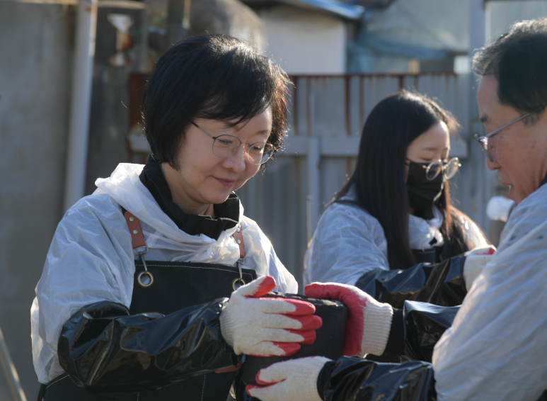 사랑의 연탄배달 자원봉사