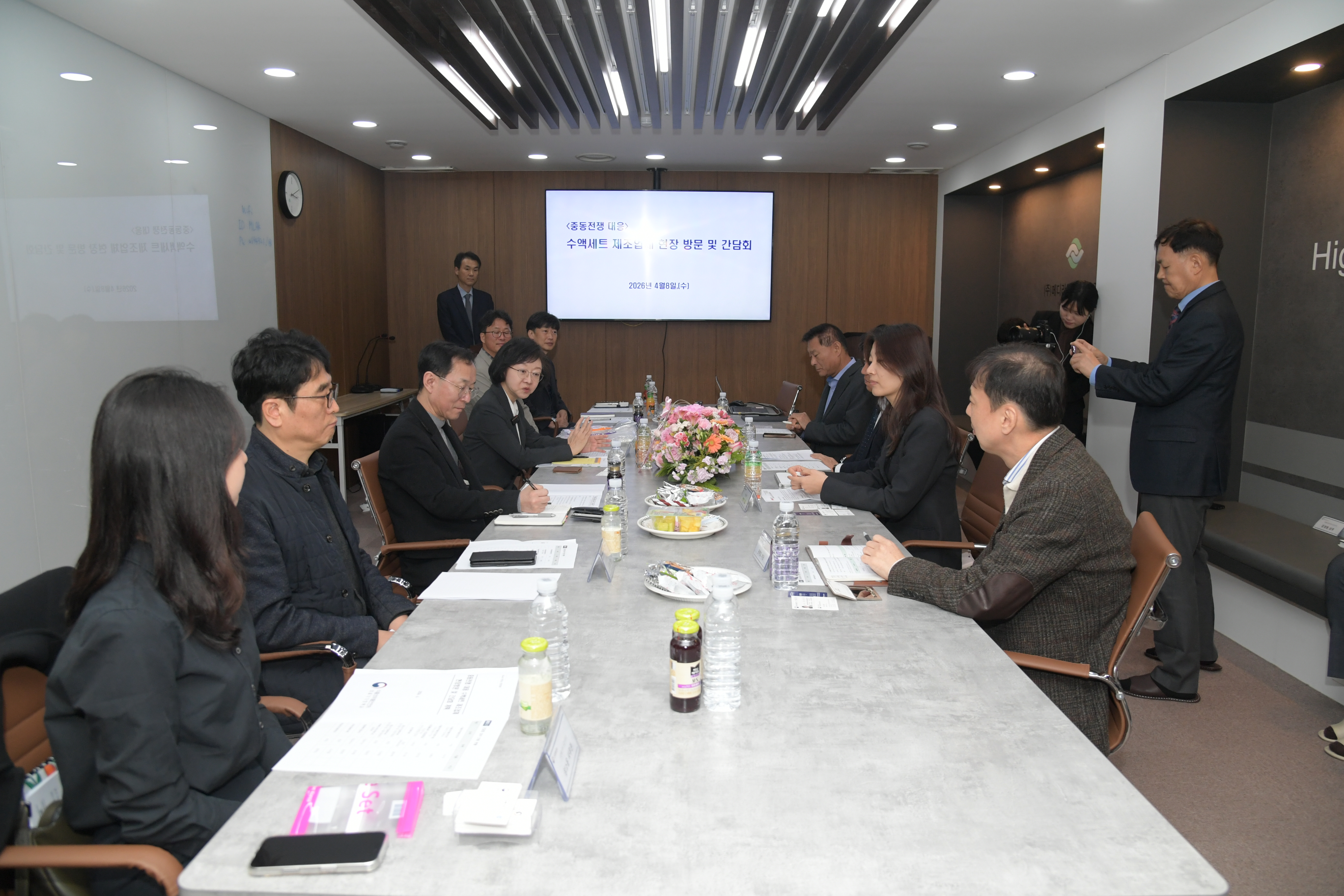 수액세트 안정공급 위한 제조업체 현장 방문
