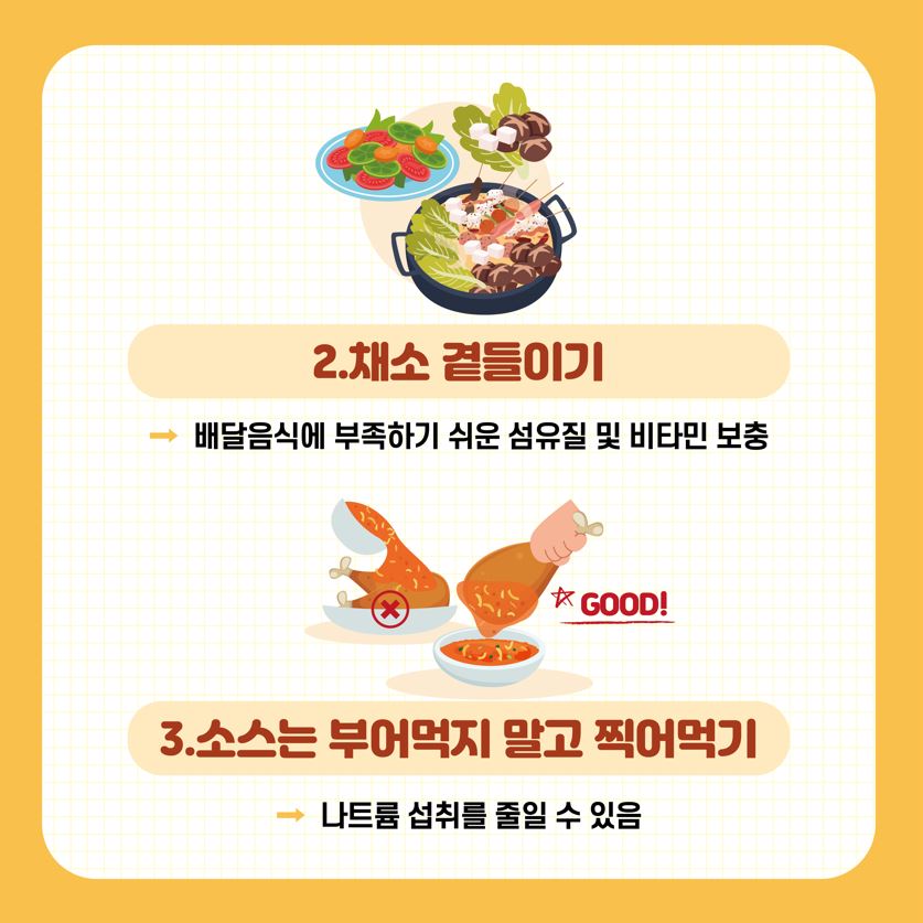 [카드뉴스] 1인 가구를 위한 배달음식의 올바른 영양 및 위생관리_5