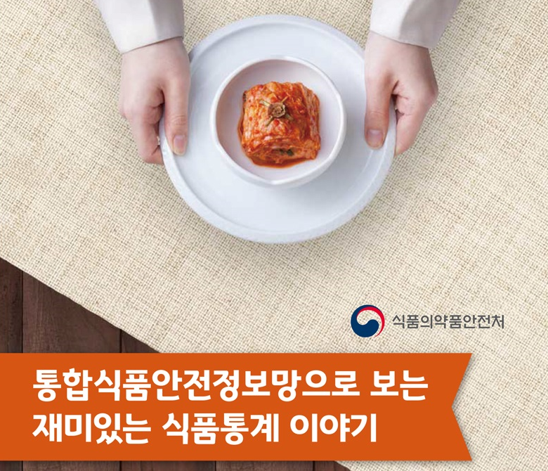 통합식품안전정보망으로 보는 재미있는 식품통계 이야기 김치편